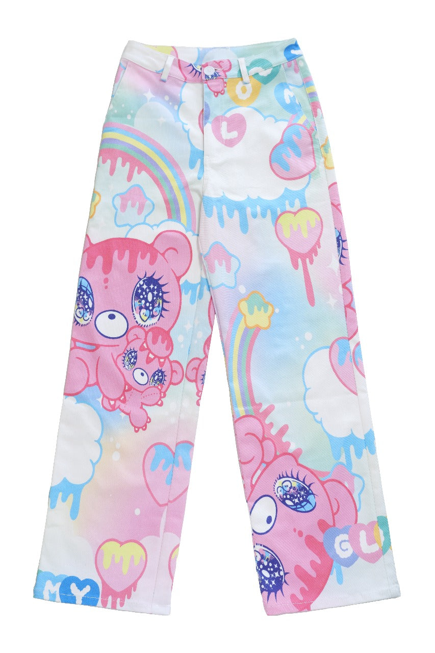 Plush Wonderland Denim Pants